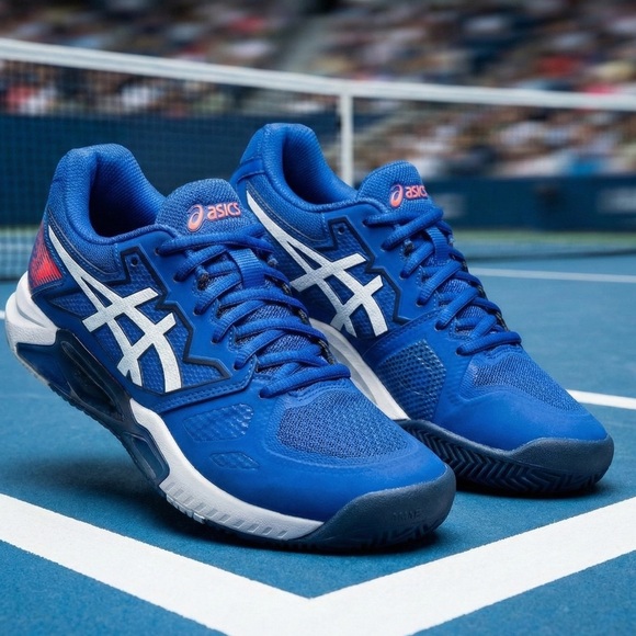 Asics Shoes - ASICS Gel-Challenger 13 Tennis/Pickleball Shoes - Electric Blue/White